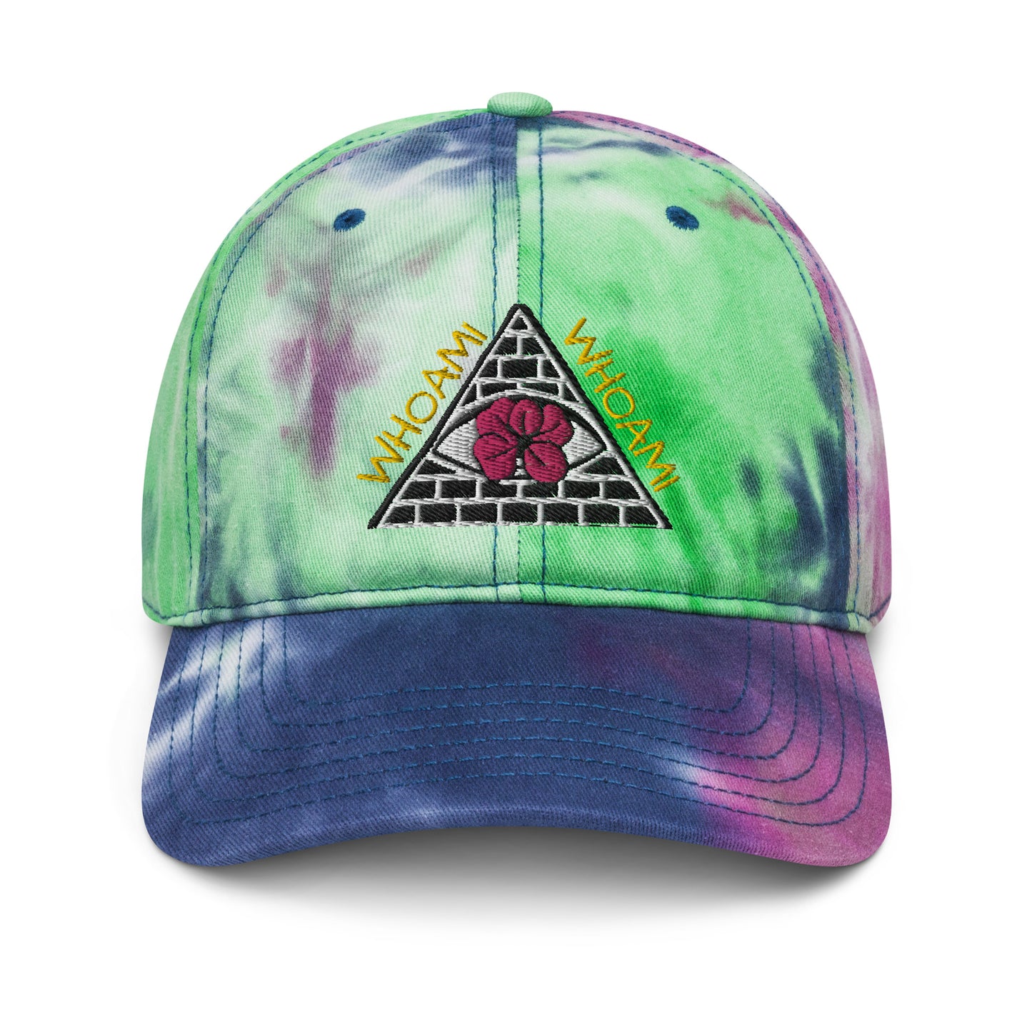 All seeing Whoami Tie dye cap