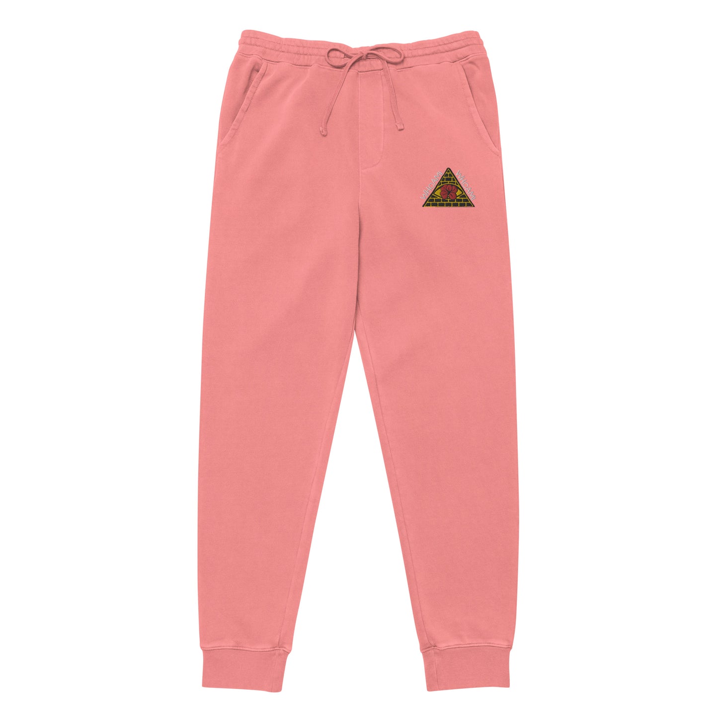 Whoami Unisex pigment-dyed sweatpants