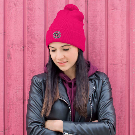 Whoami Pom-Pom Beanie